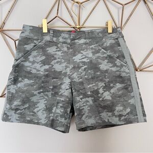 SPANX Women's Gray Camo Cargo Shorts